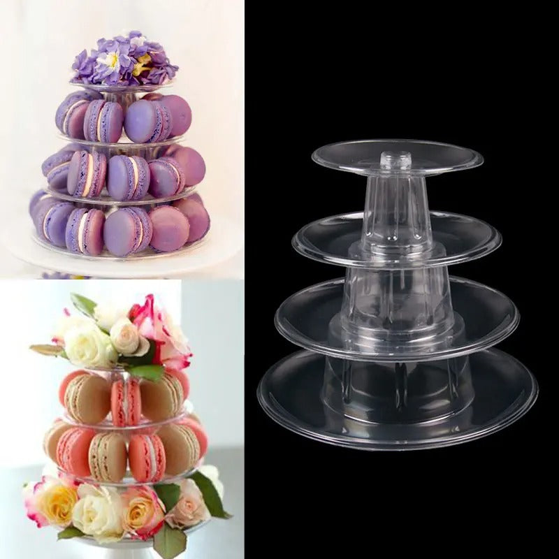 Présentoir à macarons en pyramide pour réception