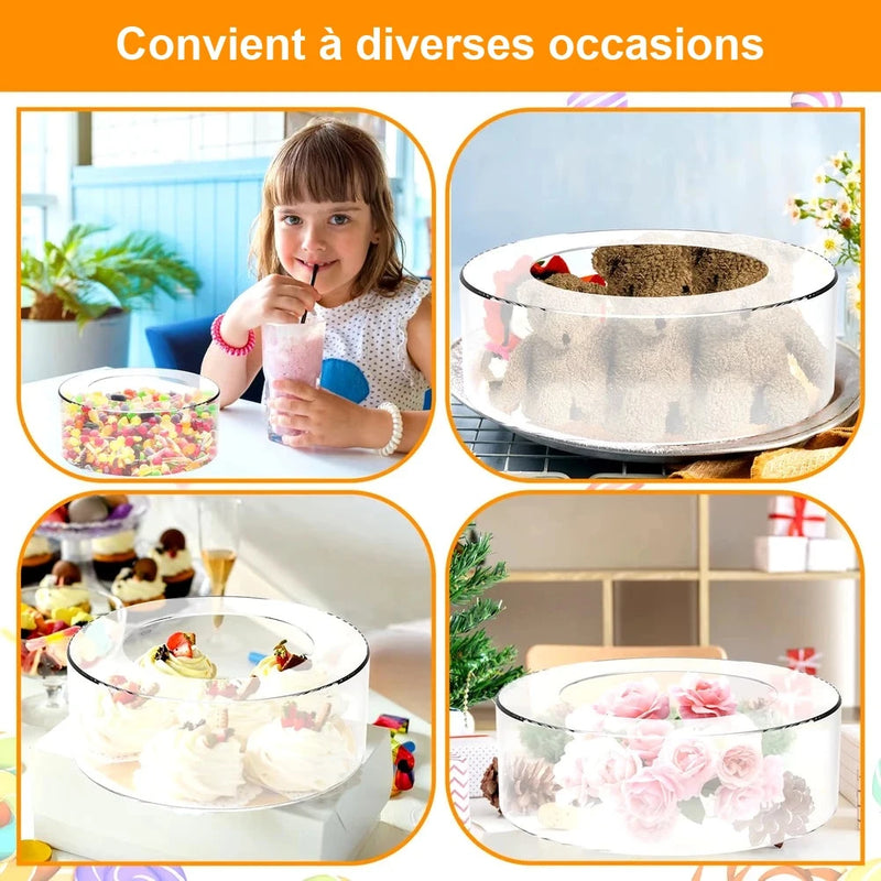 Présentoir Gâteau Acrylique Fillable – présentoir gâteau – détail de la finition