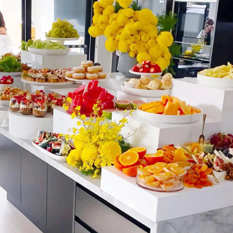 Présentoir Buffet Acrylique Modulable Gâteaux – présentoir gâteau – vue d'ensemble