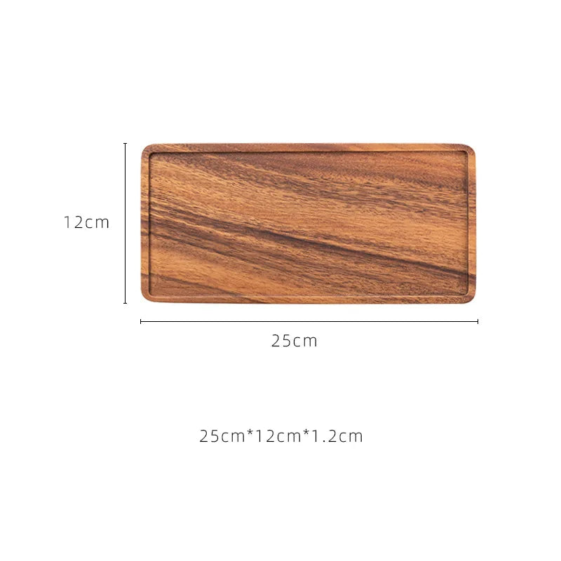 Plateau Rectangulaire Bois Service Thé Buffet
