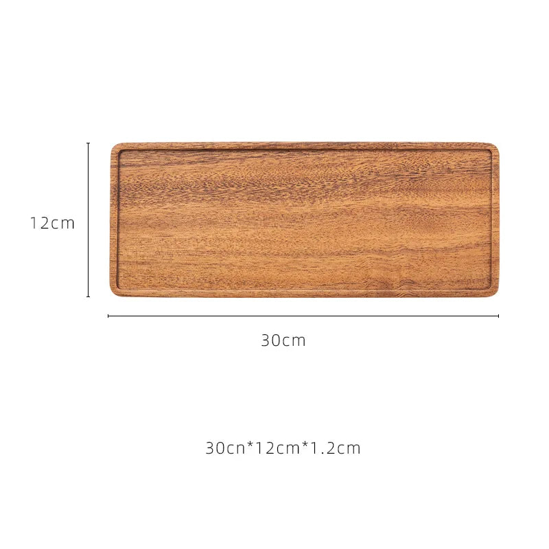 Plateau Rectangulaire Bois Service Thé Buffet