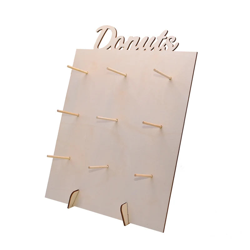 Présentoir Mural Donuts Mariage Réception – présentoir donuts – détail de la finition