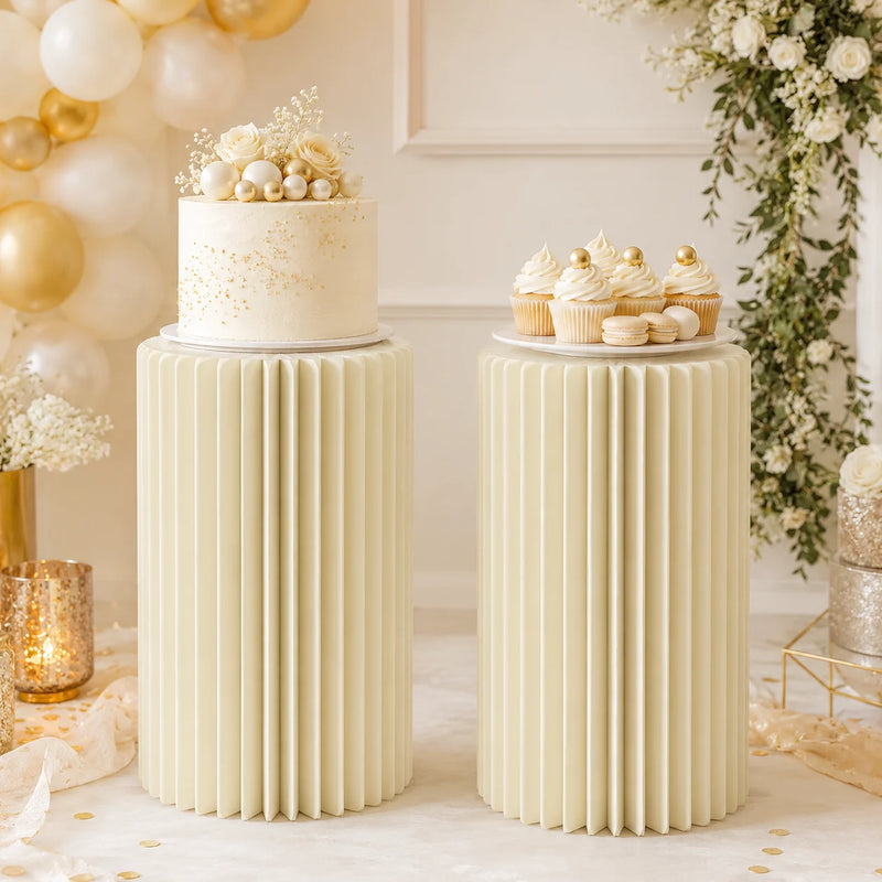 Présentoir Buffet Pliable Duo Alvéolé – présentoir buffet – gros plan sur la matière