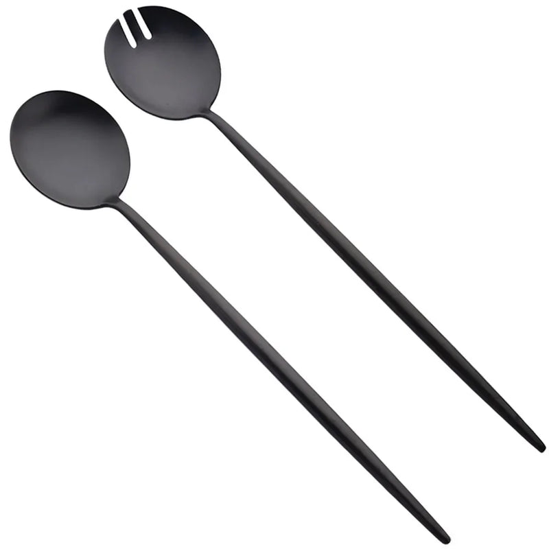 Couverts de Service Salade Inox Lot de 2