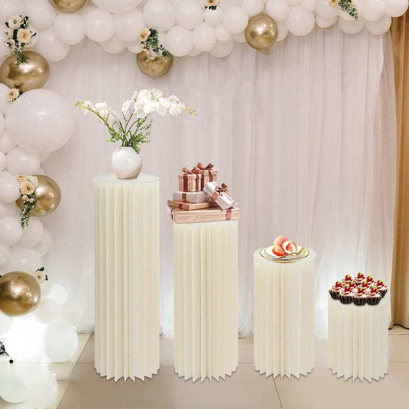 Colonnes Présentoir Buffet Mariage Modulables – cube présentoir buffet – détail de la finition