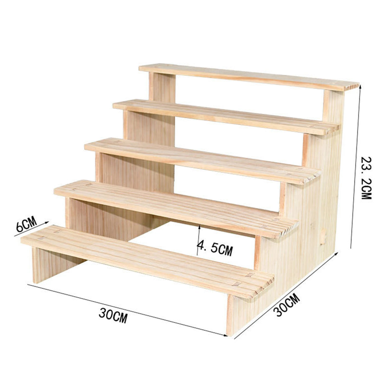 Rehausseur de Buffet Bois Rectangulaire à Étages