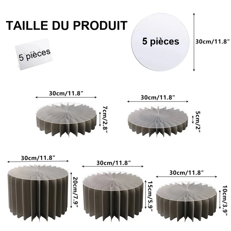 Présentoir Cupcakes Papier Pliable Buffet – présentoir cupcake – détail du design