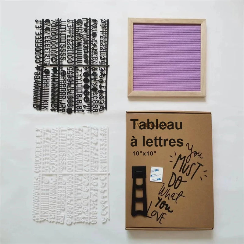 Tableau à Lettres Feutre Multicolore