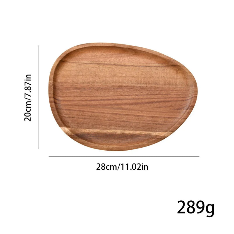 Plateau Bois Acacia Galet Buffet
