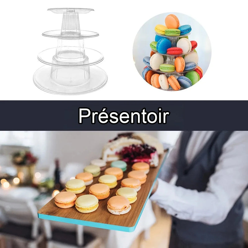 Présentoir Cupcakes Transparent Multi-Niveaux – présentoir cupcake – détail de la finition