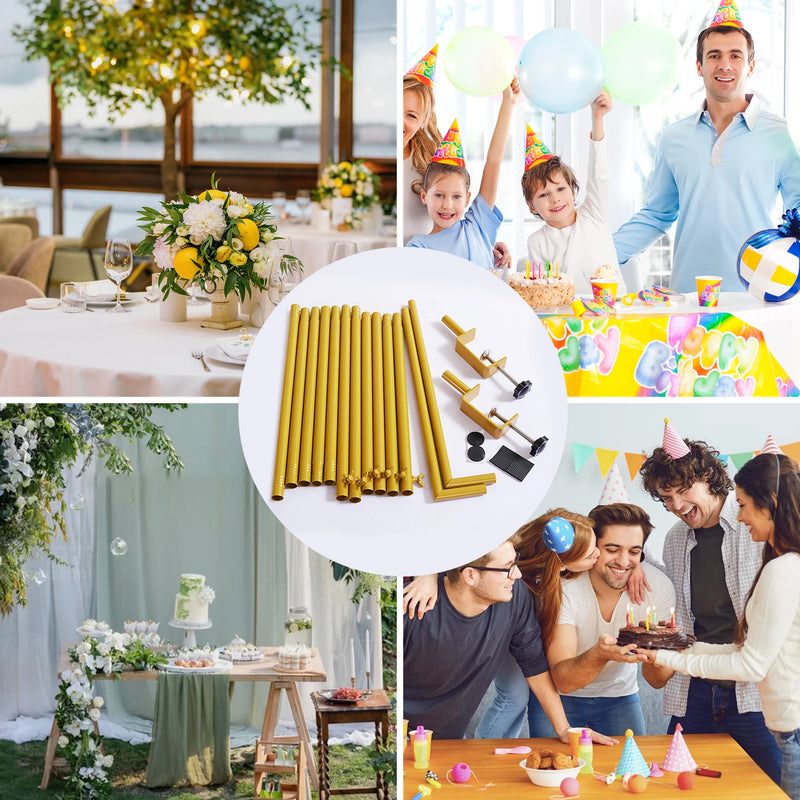 Arche de Table Dorée Buffet Mariage – présentoir buffet – mise en scène pour réception
