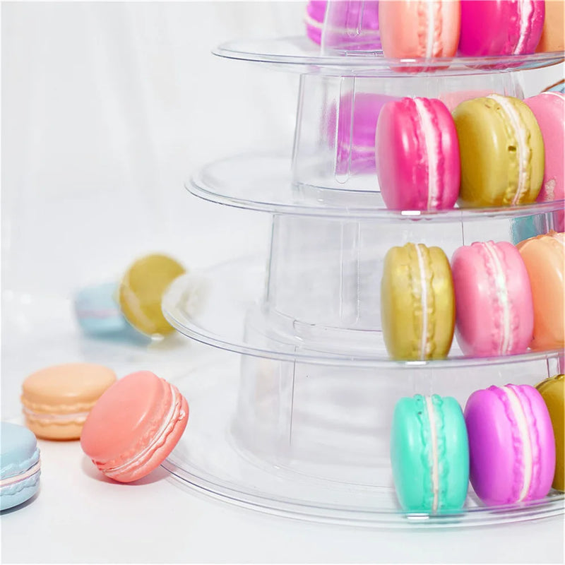 Présentoir Macarons Cupcakes PVC Mariage – présentoir cupcake – détail de la finition