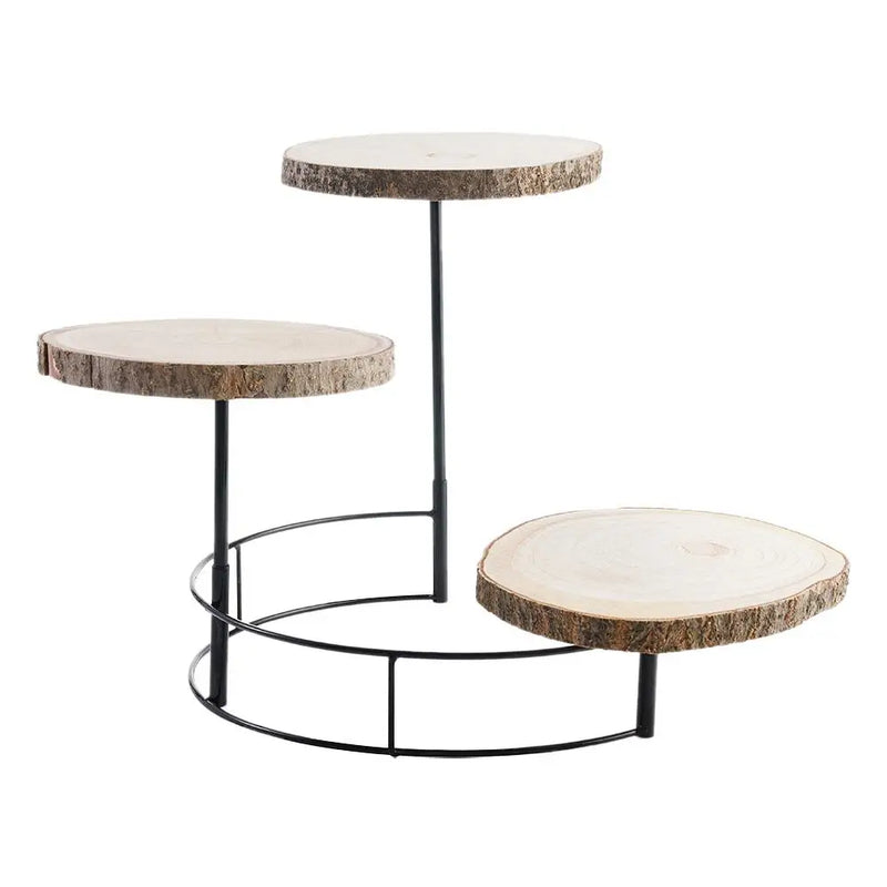 Plateau Bois 3 Étages – présentoir boutique pâtisserie vitrine