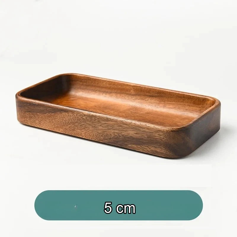 Plateau Compartimenté en Bois Rond