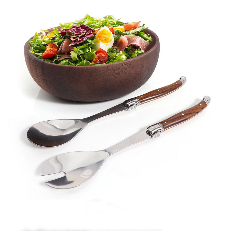 Couverts de Service Salade Inox Style Bistrot