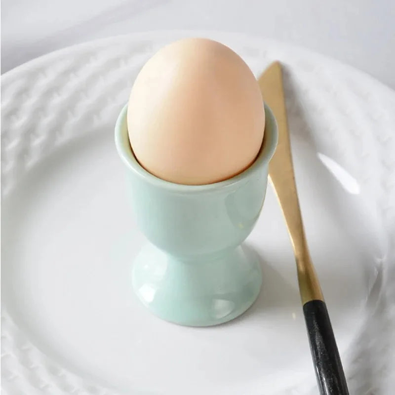 Coquetier Céramique sur Pied Petit-Déjeuner Buffet