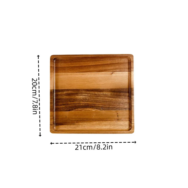 Plateau Fruits Bois Japonais Multi-Formes – plateau de présentation – vue générale