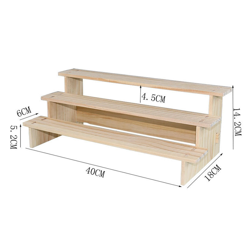 Rehausseur de Buffet Bois Rectangulaire à Étages