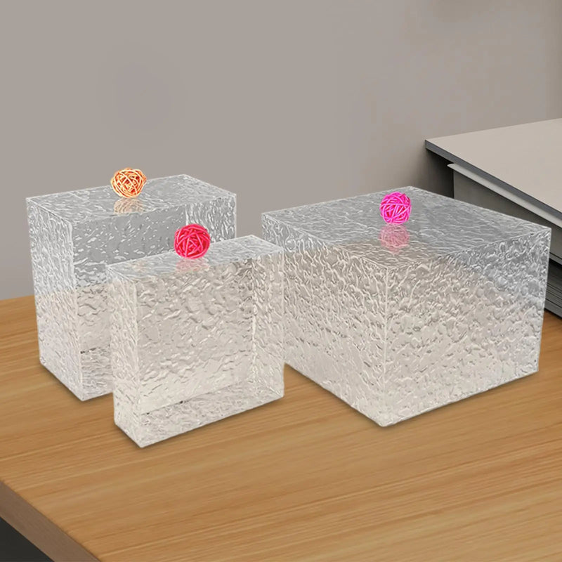 Présentoir Buffet Acrylique Empilable Mariage – présentoir buffet – gros plan sur la matière
