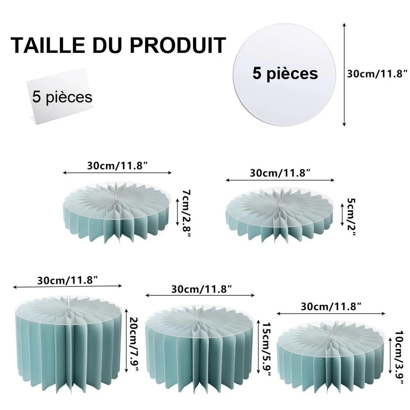 Présentoir Cupcakes Papier Pliable Buffet – présentoir cupcake – vue d'ensemble