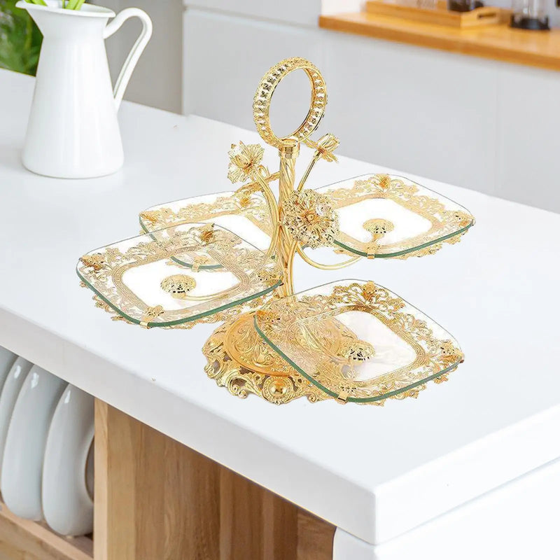 Présentoir Fruits Luxe Étagé Buffet – présentoir fruits – détail de la finition
