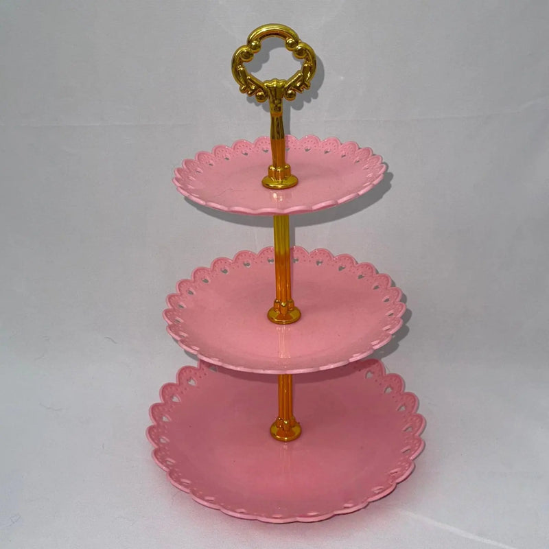 Plateau Gâteau 3 Étages Pétale – présentoir gâteau – format et proportions