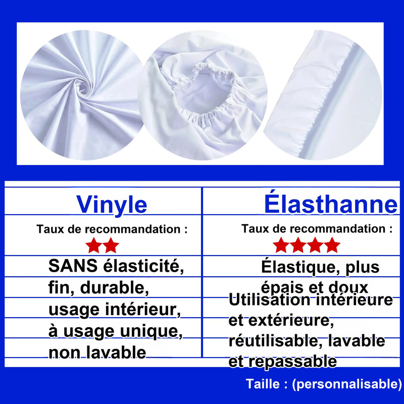 Housse Extensible Piédestal Cylindrique Motif Imprimé