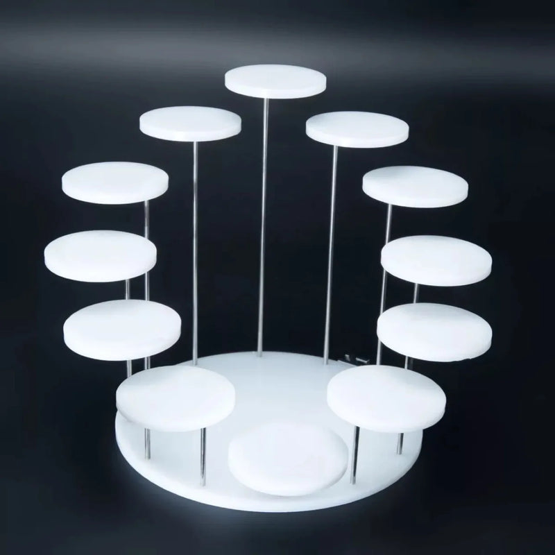 Présentoir Gâteau Multi-Niveaux Acrylique – présentoir gâteau – vue de dessus