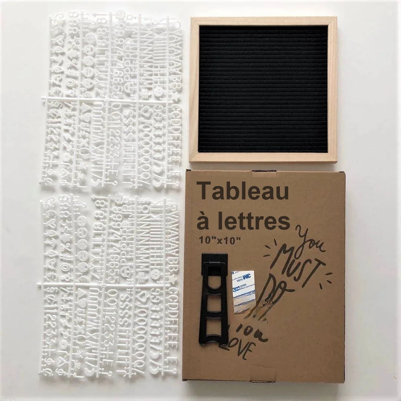 Tableau à Lettres Feutre Multicolore