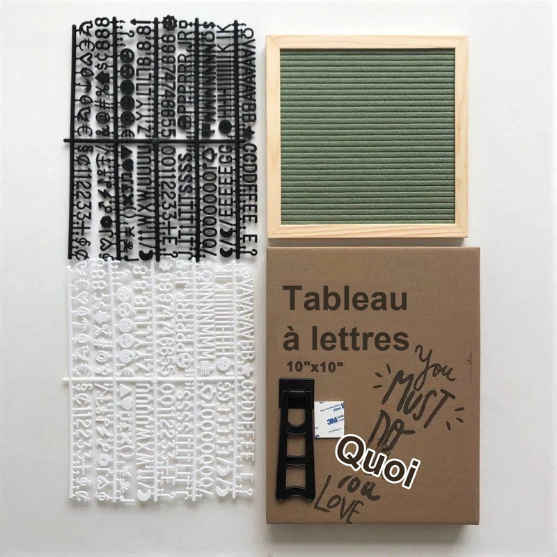 Tableau à Lettres Feutre Multicolore