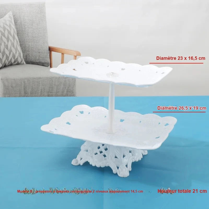 Présentoir Gâteau Multi-Formats Buffet Mariage – présentoir gâteau – ambiance mariage