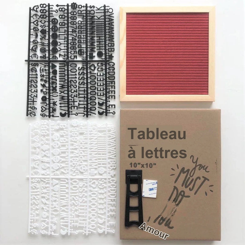 Tableau à Lettres Feutre Multicolore
