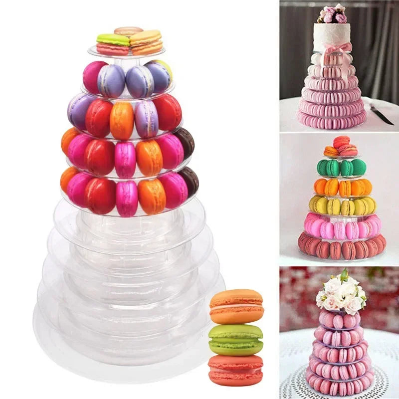 Présentoir Macarons Fondant Cake Mariage – présentoir à macarons – vue d'ensemble