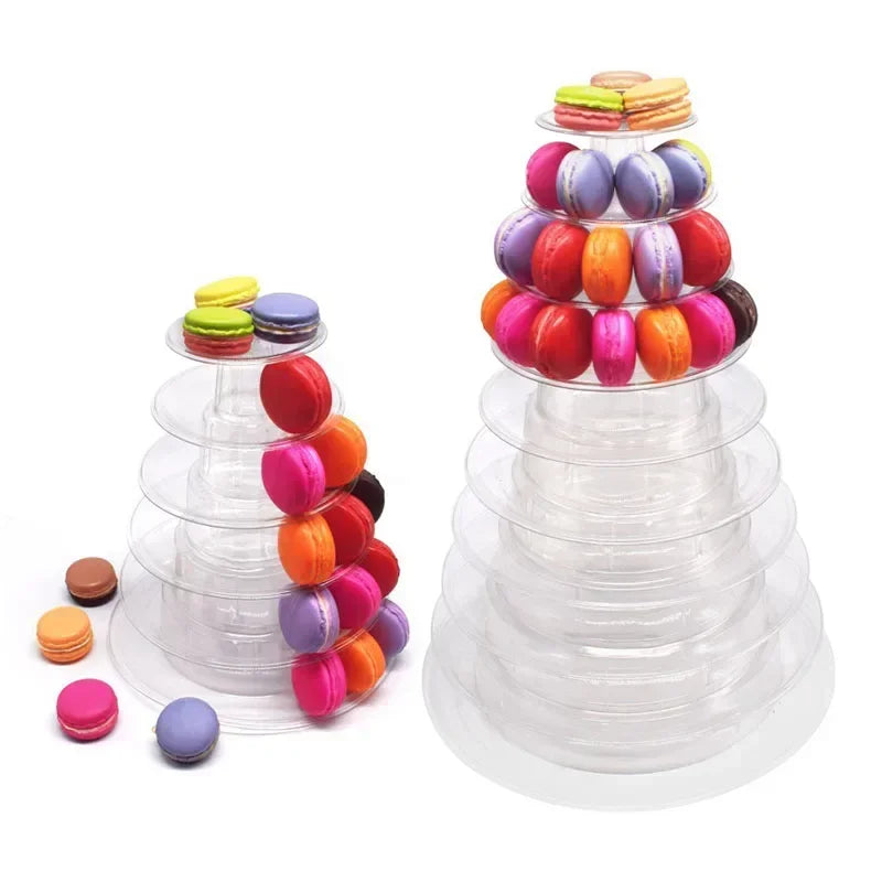 Présentoir Macarons Fondant Cake Mariage – présentoir à macarons – détail de la finition