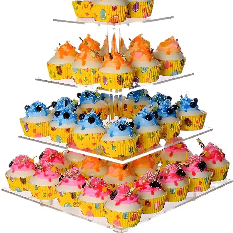 Présentoir Gâteau Mariage LED Cristal – présentoir gâteau – vue d'ensemble