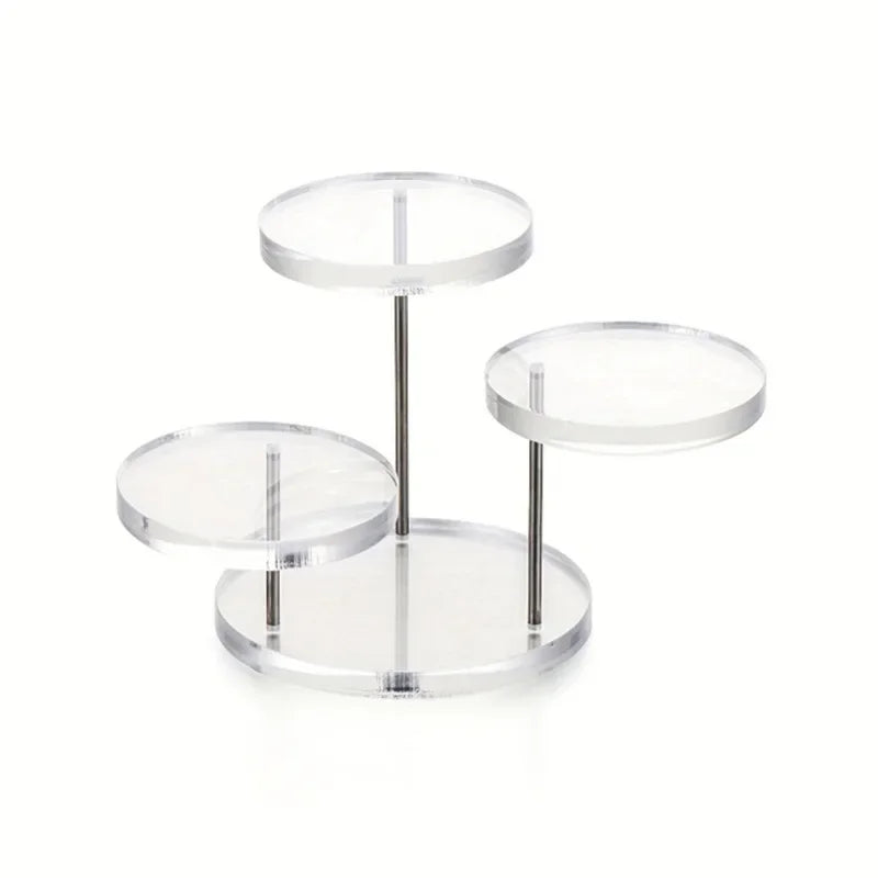 Présentoir Gâteau Multi-Niveaux Acrylique – présentoir gâteau – vue de côté