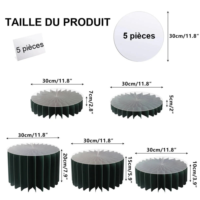 Présentoir Cupcakes Papier Pliable Buffet – présentoir cupcake – mise en scène pour réception