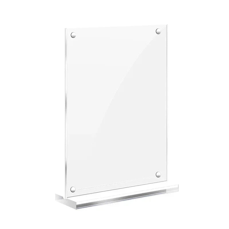 Porte-Menu Acrylique Transparent Vertical Horizontal A4 A5 A6