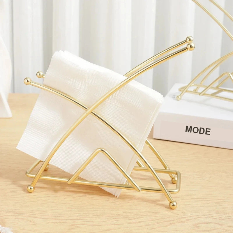 Porte-Serviettes Doré pour Buffet