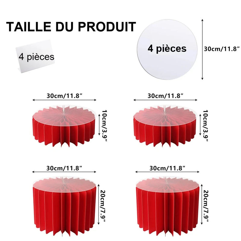 Présentoir Cupcakes Papier Pliable Buffet – présentoir cupcake – présentation complète