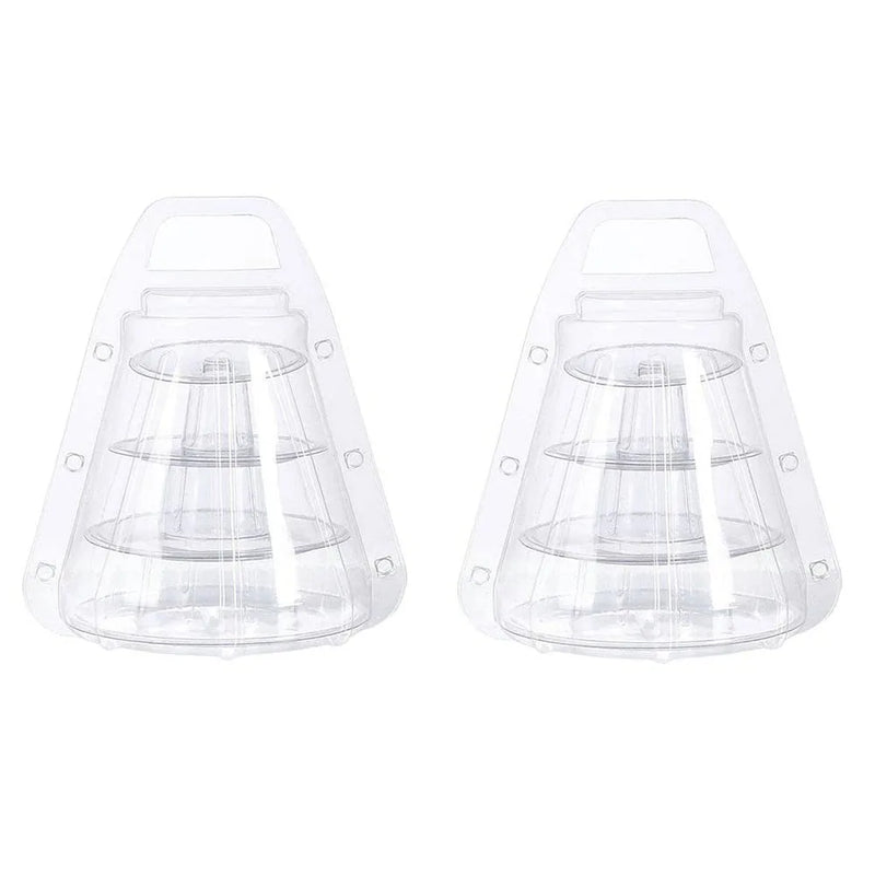 Présentoir Macaron Tour 4 Étages Transparent Portable