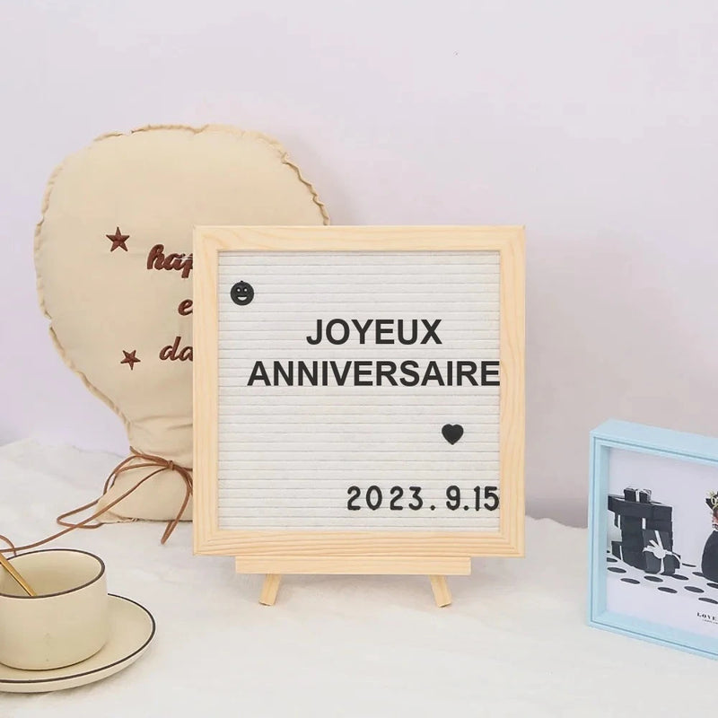 Tableau à Lettres Bois Buffet