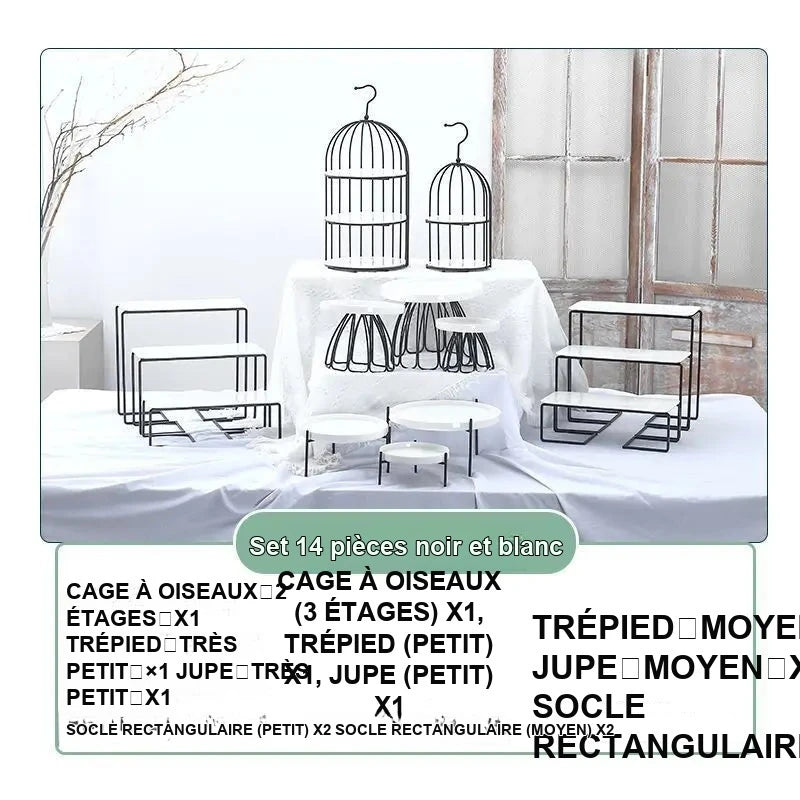 Présentoir Gâteaux Extérieur Mariage Fiançailles – présentoir gâteau – angle rapproché