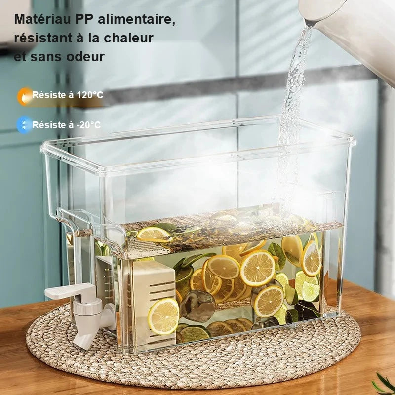 Distributeur de boissons 3,5L - matériau PP alimentaire résistant à la chaleur