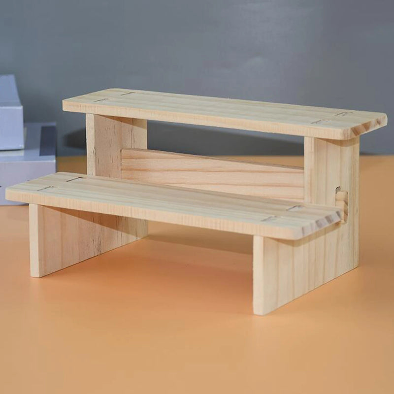 Rehausseur de Buffet Bois Rectangulaire à Étages