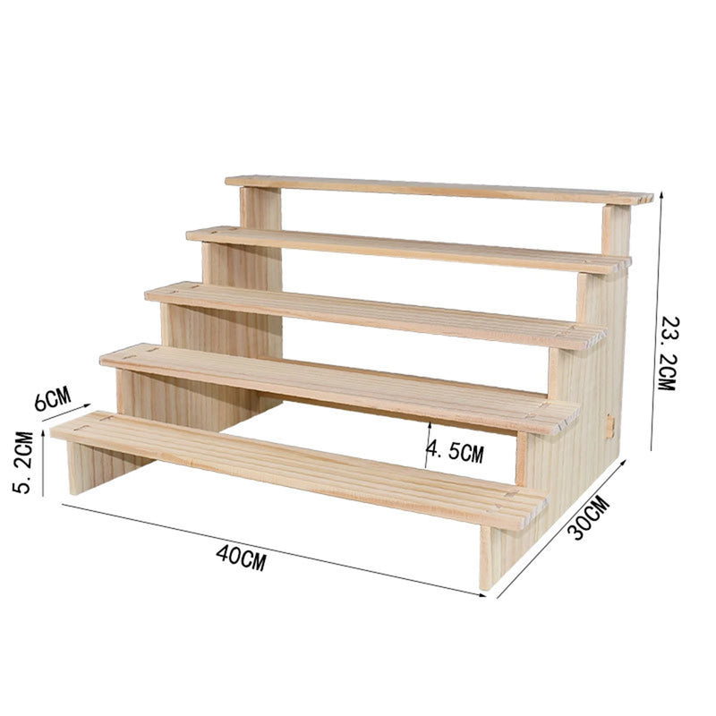 Rehausseur de Buffet Bois Rectangulaire à Étages