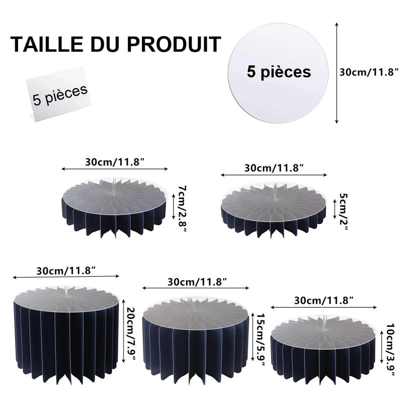 Présentoir Cupcakes Papier Pliable Buffet – présentoir cupcake – angle rapproché