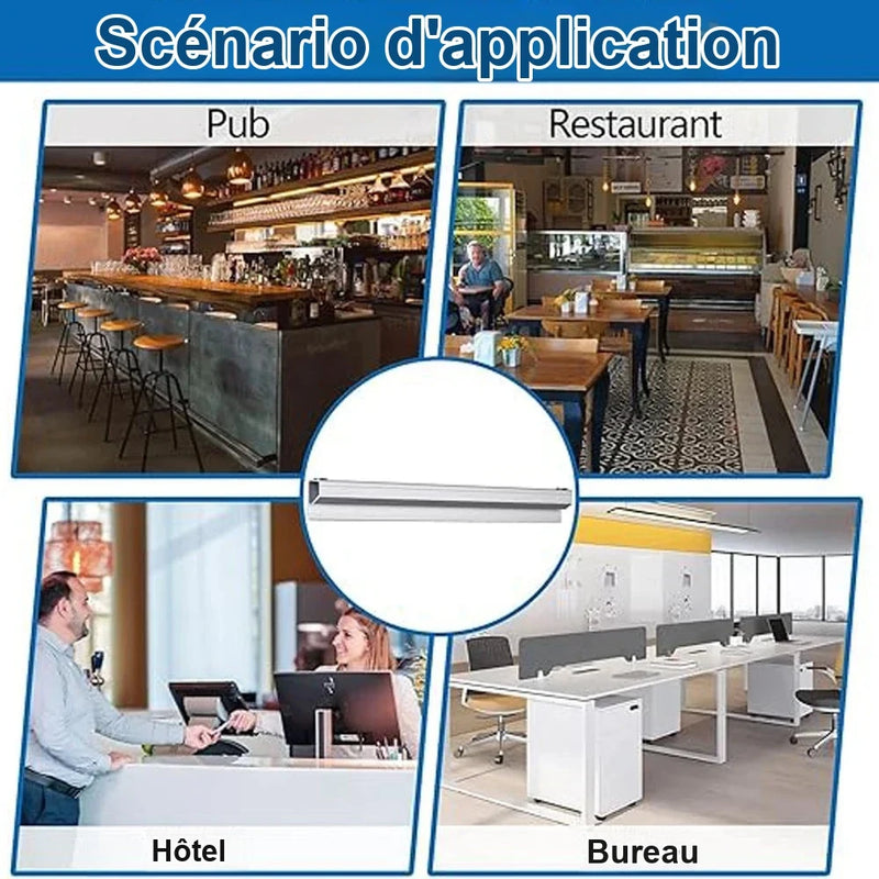 Porte-Tickets Mural Aluminium Cuisine Restaurant