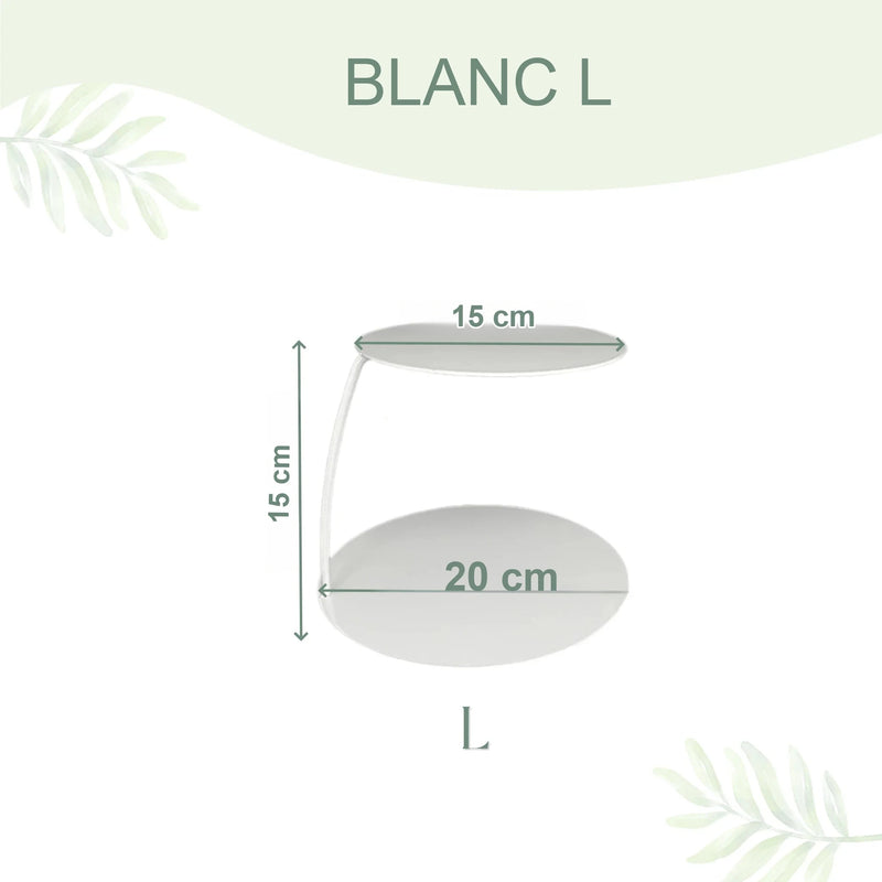 Présentoir Gâteau Métal Flottant Doré – présentoir gâteau – format et proportions