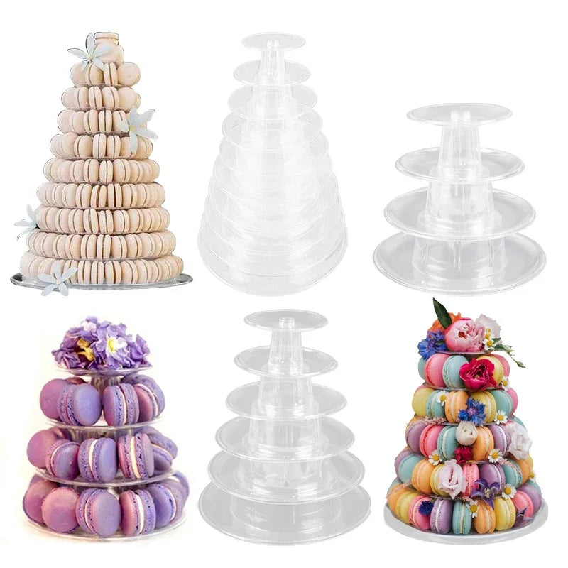 Présentoir Cupcakes Macarons Multi-Niveaux – présentoir cupcake – vue d'ensemble